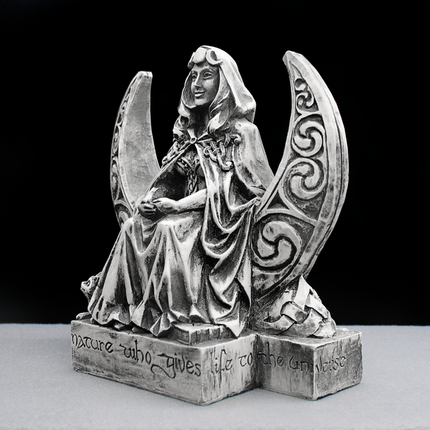 Moon Goddess Altar Statue Wiccan Spiritual Supplies and Ritual Tools (Left) Moon Goddess Altar Statue Wiccan Spiritual Supplies and Ritual Tools (Left)
