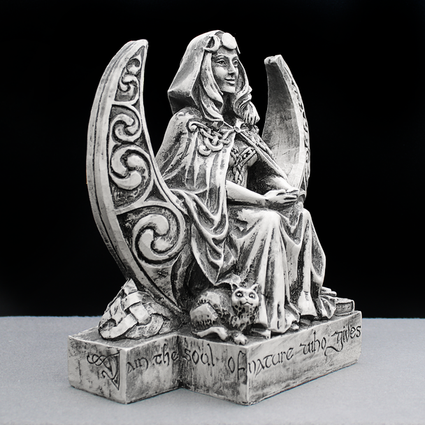 Moon Goddess Altar Statue Wiccan Spiritual Supplies and Ritual Tools (Right) Moon Goddess Altar Statue Wiccan Spiritual Supplies and Ritual Tools (Right)
