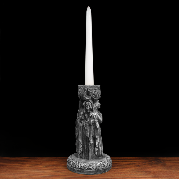 Goddess Candle Holder | Wiccan Gifts | Home Decor | Altar Supplies | Ritual Tools Samhain Decorations | Maiden, Mother and Crone