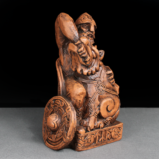 Seated Tyr Statue -Norse Pagan Statue - Wiccan and Witchcraft Altar tools & Supplies Side 7 Seated Tyr Statue -Norse Pagan Statue - Wiccan and Witchcraft Altar tools & Supplies Side 7