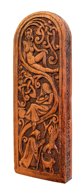 Maiden, Mother, Crone Plaque Goddess Plaque | Witch and Wiccan gifts | Samhain Altar Decorations for Rituals and Holidays | witchy Wall Decor