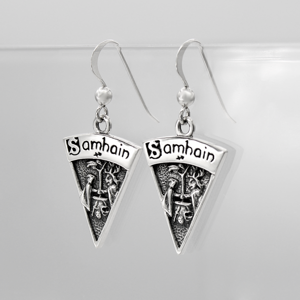 Sterling Silver | Samhain Earrings | Pagan & Wiccan Jewelry | Witchy Gift Ideas