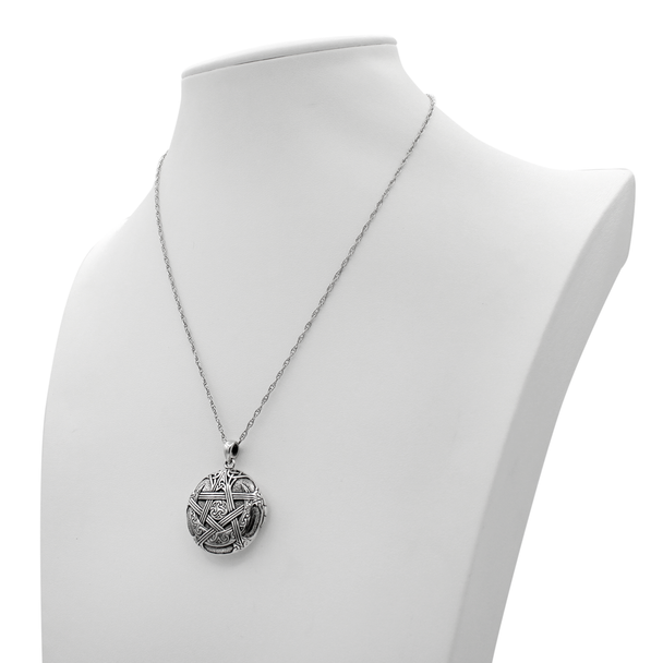 Modern Witch Store and Wiccan Gifts : Spell Locket Witchcraft Pendant Necklace for Aromatherapy and Scent Magic