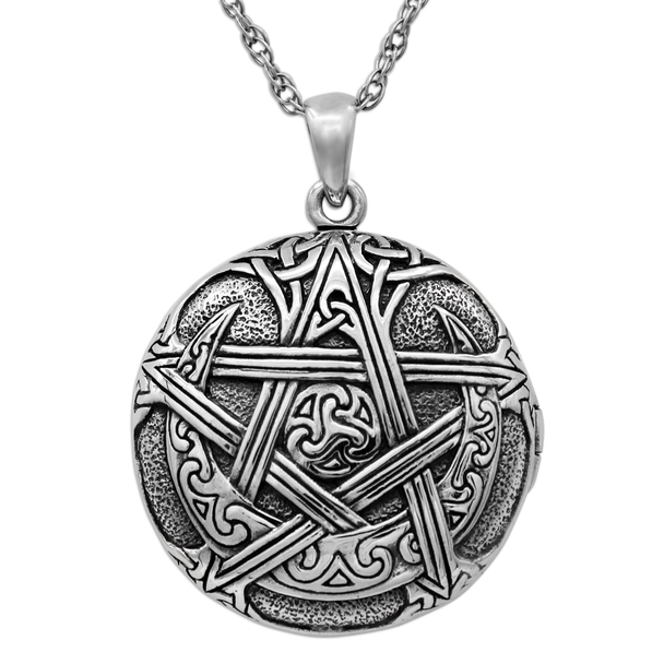 Modern Witch Store and Wiccan Gifts : Spell Locket Witchcraft Pendant Necklace for Aromatherapy and Scent Magic