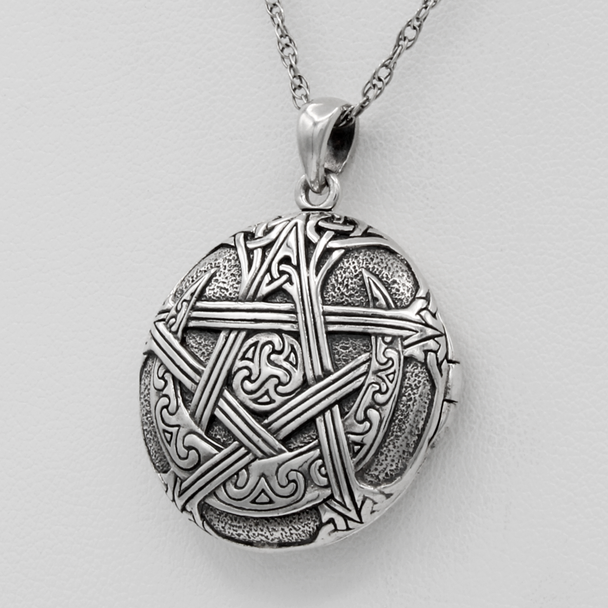 Witch & Wiccan Jewelry | Wiccan & Pagan Locket | Witchcraft Spell Amulet | Witch Necklace at the Witch shop!