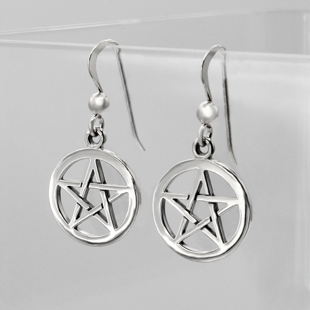 Pentacle Earrings and Wicca Jewelry for Pagan and Wiccans Pentacle Earrings and Wicca Jewelry for Pagan and Wiccans