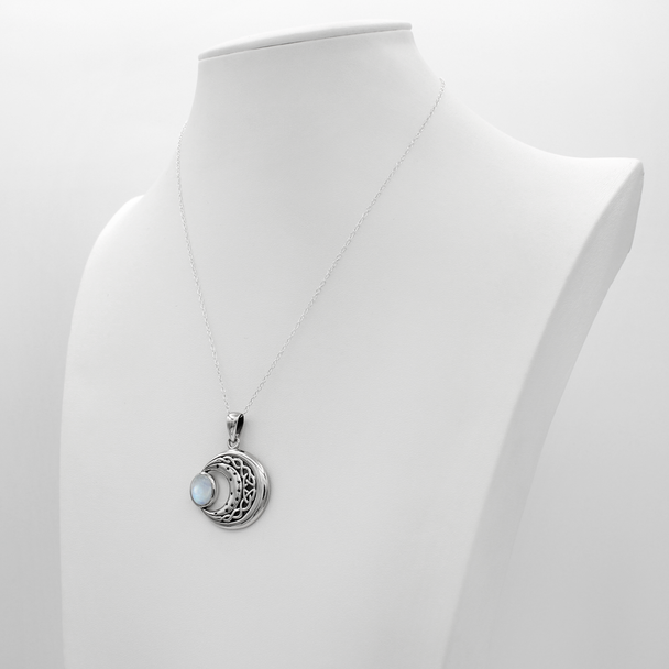 Celtic Pagan Jewelry Moon Magic Necklace
