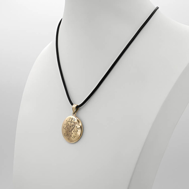 Maman Brigitte Voodoo Loa Lwa Necklace - Bronze Veve Jewelry