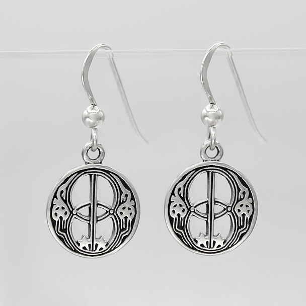 Chalice Well Earrings | Celtic Pagan Jewelry | Enchanting Goddess Adornments | Handcrafted Gifts