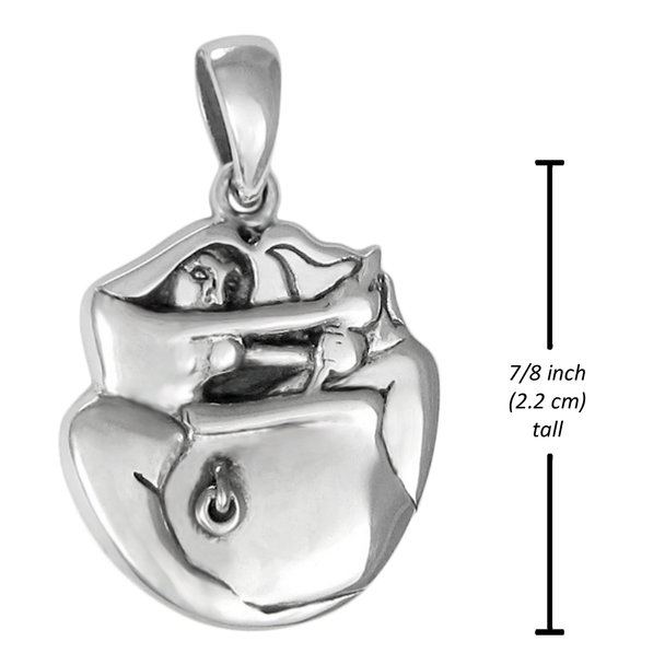 Ceridwen Celtic Pagan Necklace | Sterling Silver Witch Jewelry | Samhain Pendant
