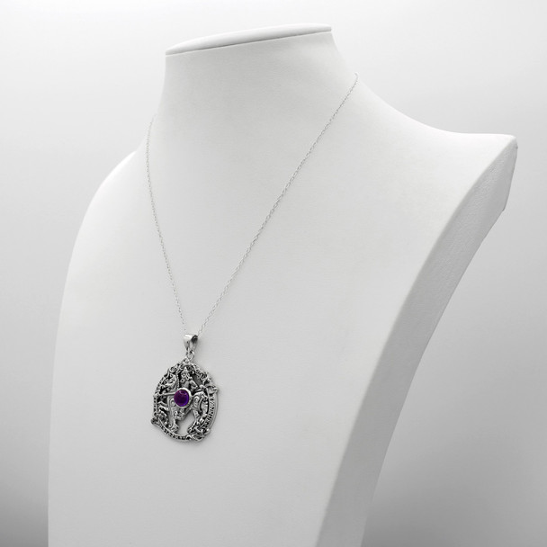 Sterling Silver Odin Sleipnir Necklace | Norse Pagan Necklace | Pagan Jewelry | Norse Wicca Pendant | Heathen Adornment