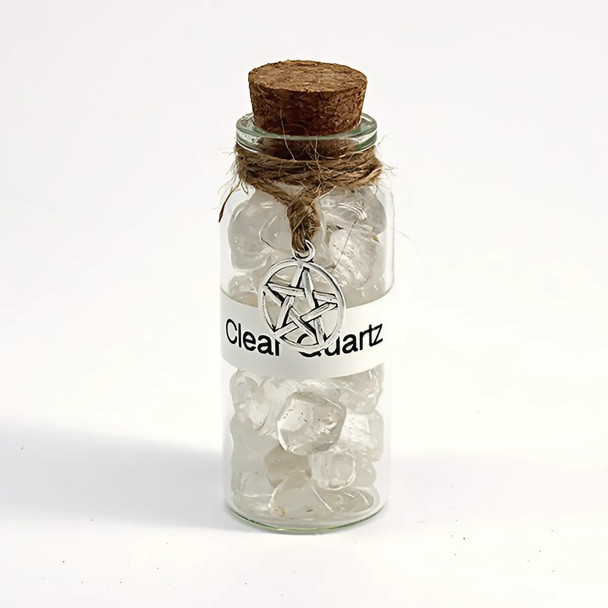 witchcraft supplies | clear quartz crystals | witchy ritual gemstone chips | wiccan supplies | witch supply | Spell ingredients