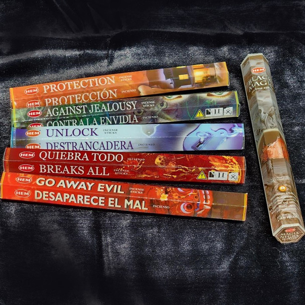 Protection Incense Set Witchcraft Kit Spell Kit Witch Supplies Witchy Gifts Pagan Wiccan Items Witch Items