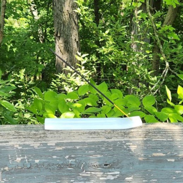 Selenite Crystal Incense Burner wiccan, pagan, witchcraft, witch, metaphysical, new age, online store, occult, ritual and esoteric supplies