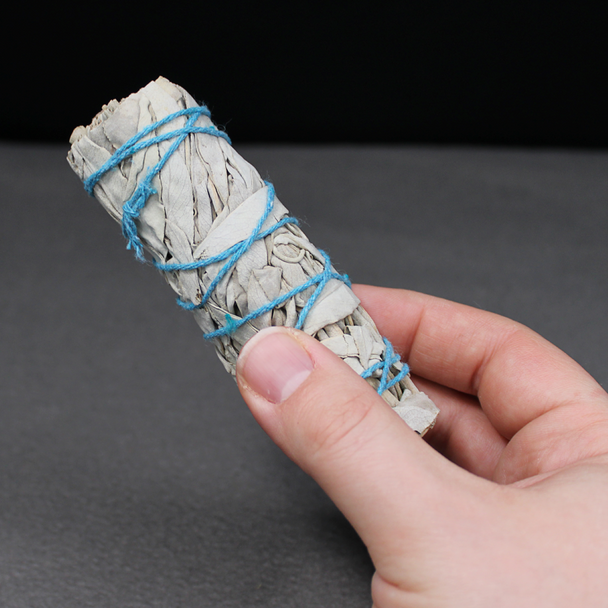 Witchcraft Essentials Sage Wand | Smudge stick | cleansing wands | Baby Witch Sage Wand with Mojo Bag | Altar Supplies | Altar Tools