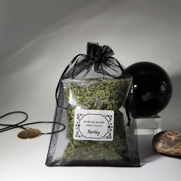 Parsley Herb | Witchcraft Apothecary | Green Witchcraft | Herb by Witchcraft Essentials | Ritual Spell Supplies | Herbal Magic | Occult Items | Gifts Home | Wiccan Altar supplies | Handmade Spell Ingredients