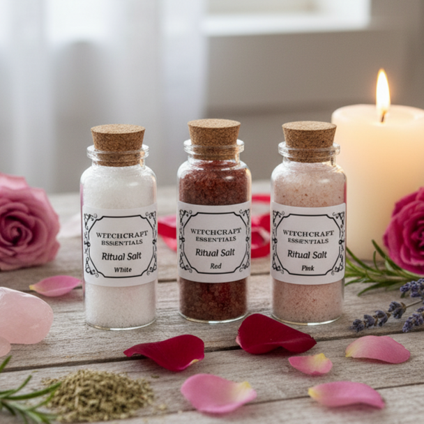 Love Spell Ritual Salts Red, White, Pink Love Spell Ritual Salts Red, White, Pink