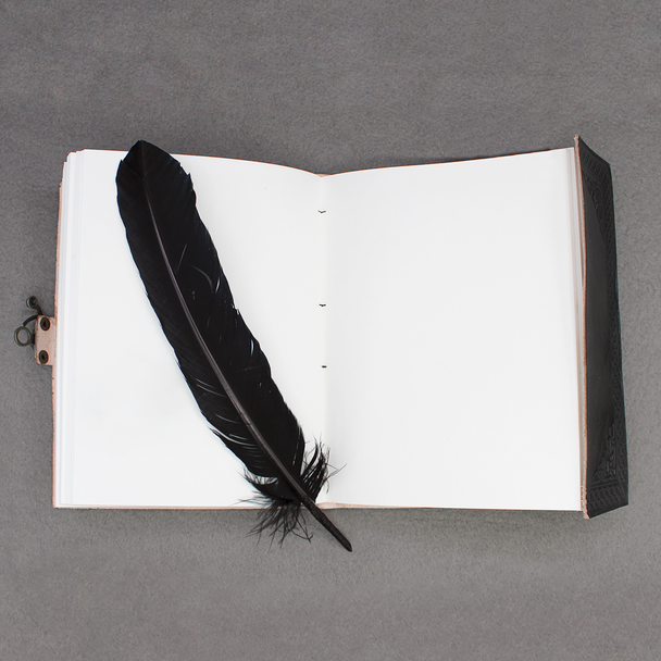 Black Pentacle with Celtic Knotwork - Leather Book of Shadows - Witch Store Supplies - Wiccan Gifts Black Pentacle with Celtic Knotwork - Leather Book of Shadows - Witch Store Supplies - Wiccan Gifts