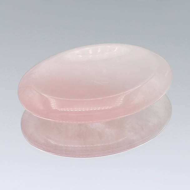 Ritual Supplies - Love Spell Supplies - Rose Quartz Worry Stone Wiccan Healing Crystal Witchcraft Supplies Pagan Altar Tools Crystal for Witches Rituals & Spellwork