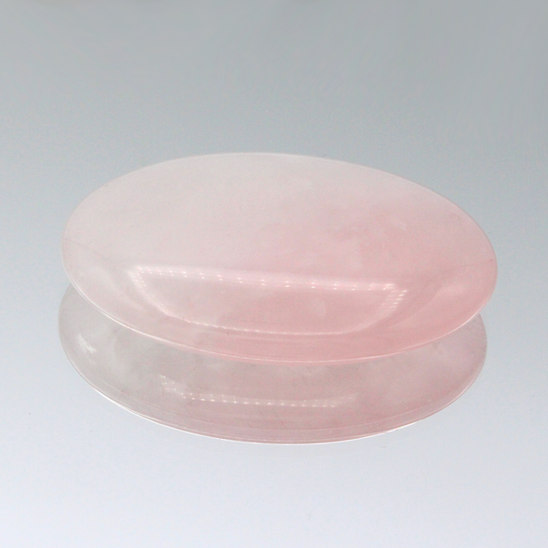 Ritual Supplies - Love Spell Supplies - Rose Quartz Worry Stone Wiccan Healing Crystal Witchcraft Supplies Pagan Altar Tools Crystal for Witches Rituals & Spellwork