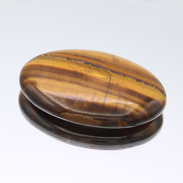 Tigers Eye Worry Stone Wiccan Healing Crystal Witchcraft Supplies Pagan Altar Tools Crystal for Witches Spell Supplies and Rituals