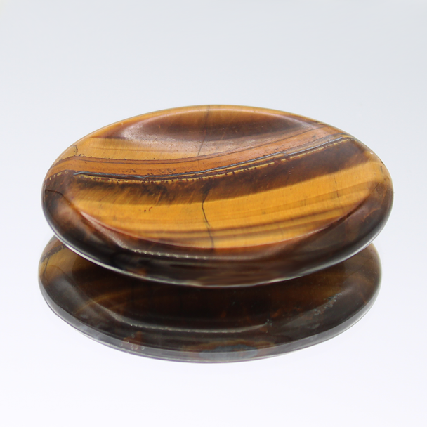 Tigers Eye Worry Stone Wiccan Healing Crystal Witchcraft Supplies Pagan Altar Tools Crystal for Witches Spell Supplies and Rituals