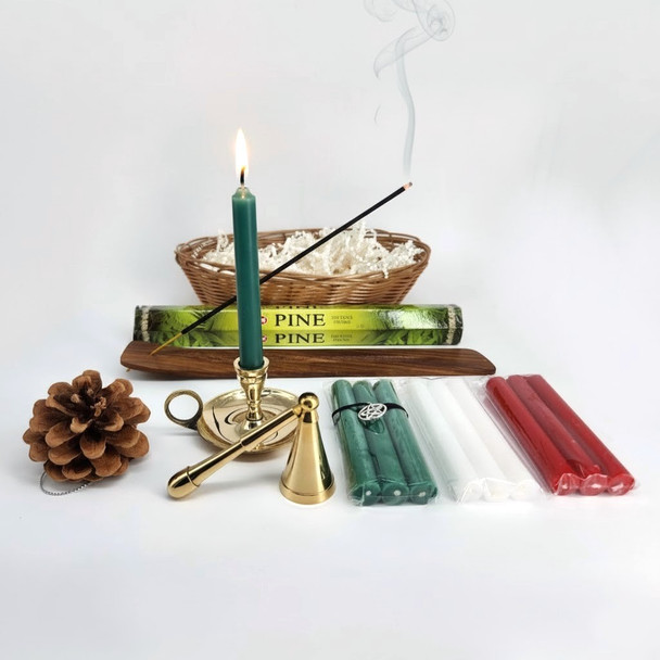 Yule Gift Basket | Wiccan & Pagan Present | Witchy Gift Store | Shop Witch Altar Tools | Pagan Stores Supplies