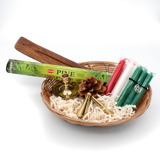 Yule Gift Basket | Wiccan & Pagan Present | Witchy Gift Store | Shop Witch Altar Tools | Pagan Stores Supplies