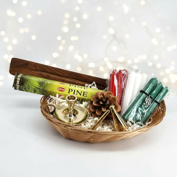 Yule Gift Basket | Wiccan & Pagan Present | Witchy Gift Store | Shop Witch Altar Tools | Pagan Stores Supplies