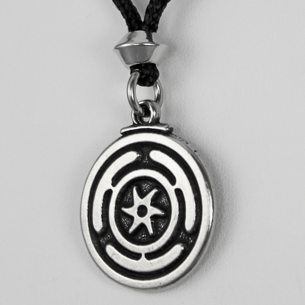 Wheel of Hecate Pendant Necklace |  Witchcraft Jewelry | Samhain Pendant