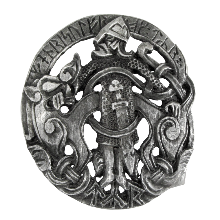 Pewter Tyr Belt Buckle