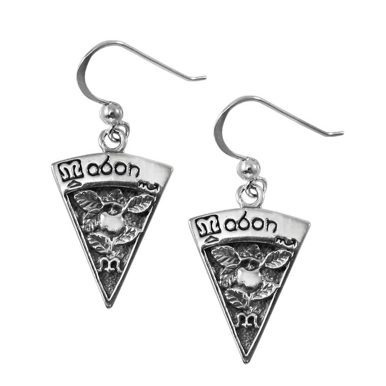 Sterling Silver Mabon Sabbat Dangle Earrings