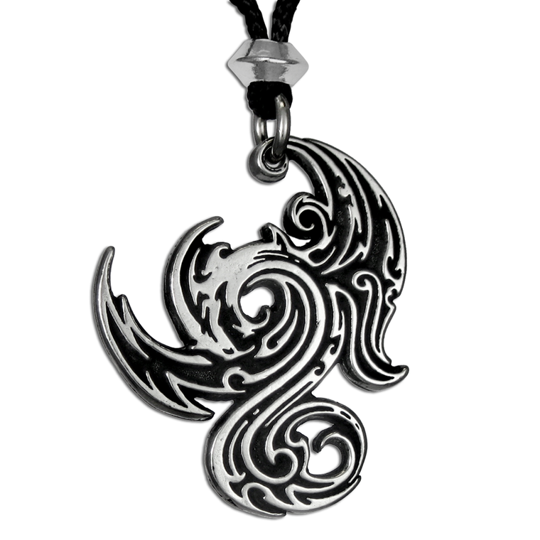 Gothic Dragon Pendant Necklace Jewelry