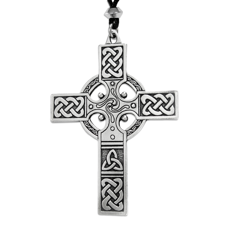 Large Celtic Cross Necklace Pendant