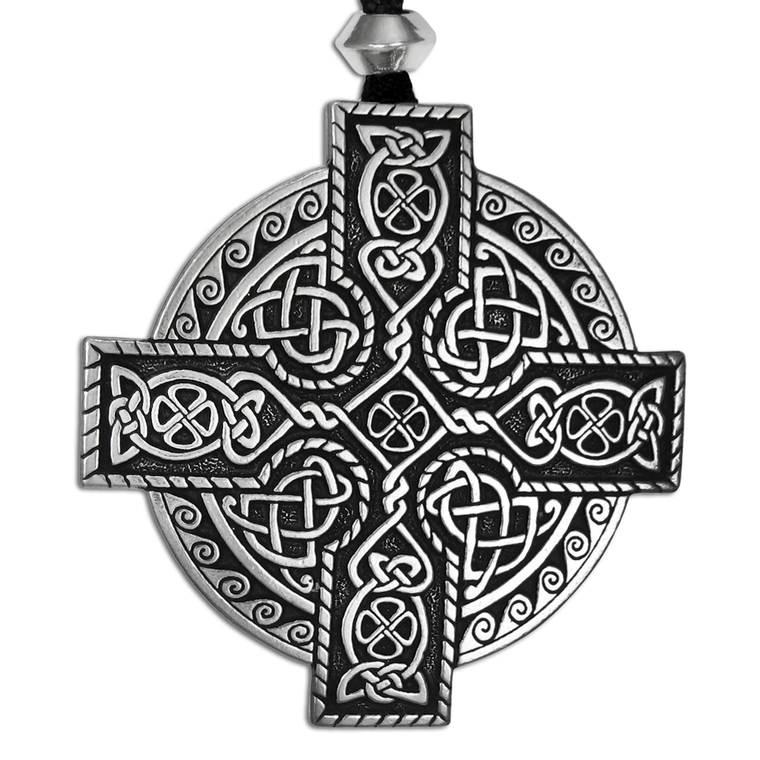 Large Celtic Cross Pendant Necklace