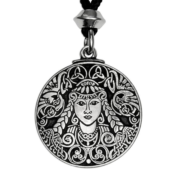 Brigid Necklace Celtic Goddess Pendant