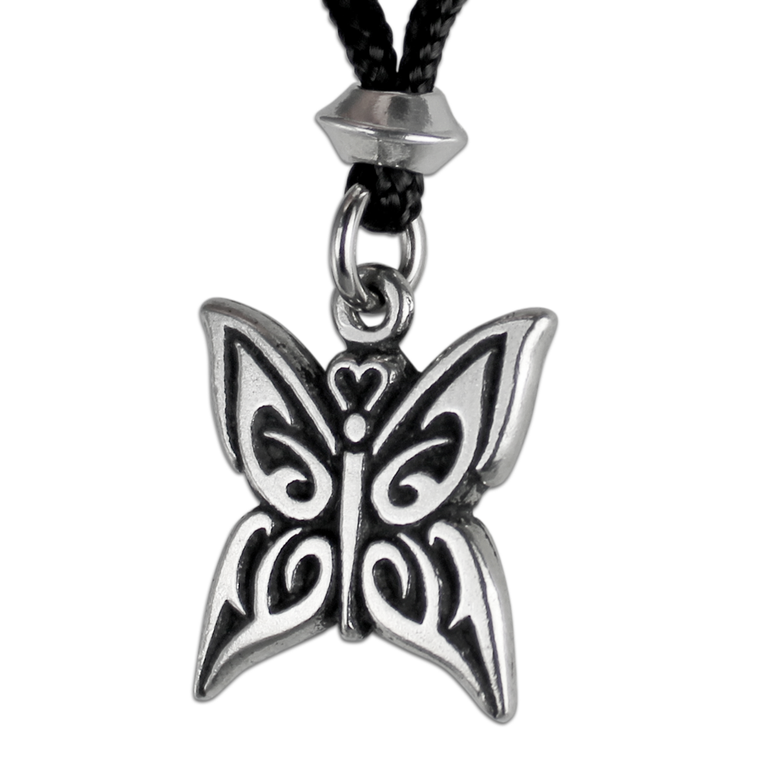 Celtic Butterfly Pendant Necklace