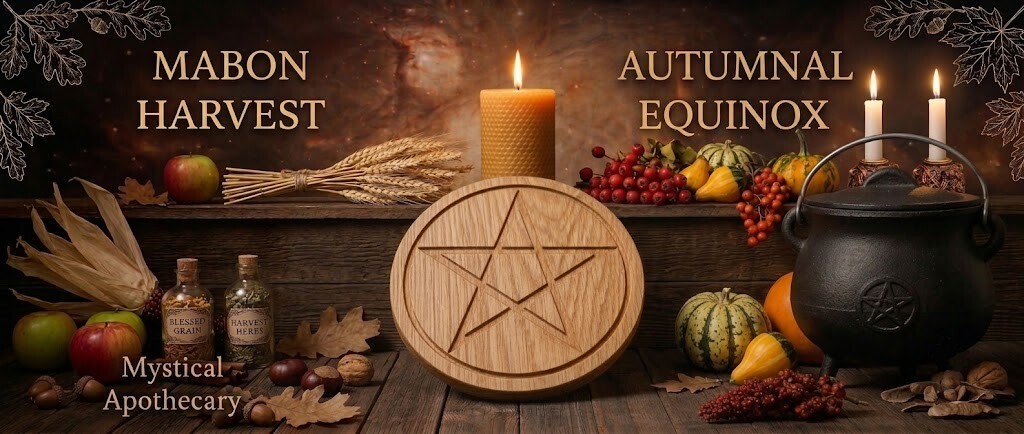 Mabon Is Here. The Wheel Has Turned.  The second harvest has arrived. The light and dark stand equal for one suspended moment — and then the dark begins to win. This is the season of the witch's most deliberate work: the gratitude that is also a release, the harvest that is also a preparation, the beauty that is inseparable from its own impermanence.  At Moonlight Mysteries, we've curated everything the serious practitioner needs to honor Mabon with the depth and intention it deserves — ritual herbs, seasonal candles, divination tools, altar supplies, and spell kits chosen for the witch, the Wiccan, the pagan, and the practitioner who knows that the best witchcraft supplies aren't just products. They're tools for a practice that is genuinely alive.  Shop the Mabon Collection →  Your altar. Your practice. Your season.