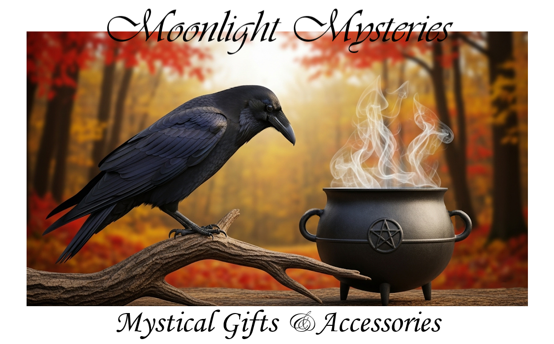 Welcome to Moonlight Mysteries - The Witch Shop! Your premier witchcraft store and destination for authentic Pagan supplies and Wiccan supplies. As a leading online occult shop and a trusted Pagan home & garden store, we specialize in magical herbs and handcrafted ritual items for your spells, ceremonies, and rituals. Discover everything from spell candles to exclusive witchcraft kits and essential spell components. Whether you're searching for Wicca altar tools, unique Witchy Wall Decor, or powerful metaphysical talismans, our witch store has you covered. Shop our extensive range of witchcraft supplies, Celtic jewelry, gifts & spiritual statuary and then enjoy fast & free shipping on all orders. Explore our store and find the magick within!