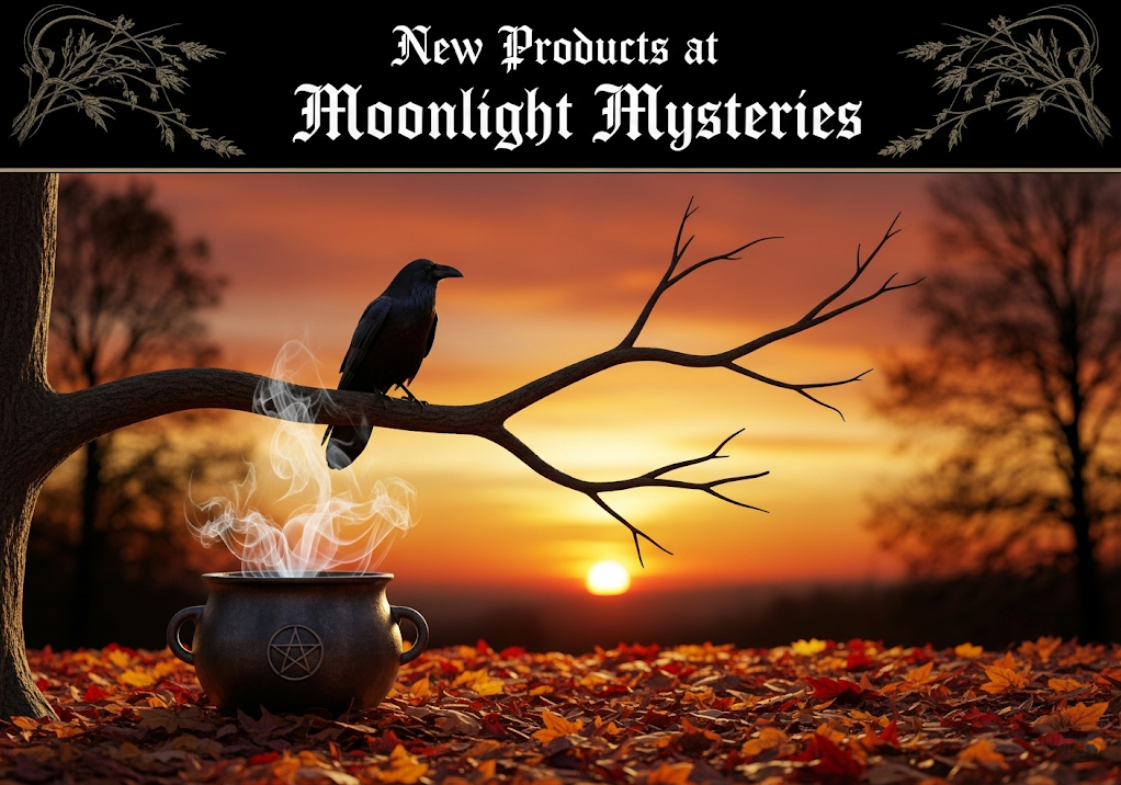 Just in time for fall 2025, explore our newest arrivals! We have everything you need for your witchcraft, pagan, and Wicca practices—from essential tools and magical supplies to beautiful adornments for your occult rituals and spiritual practice.