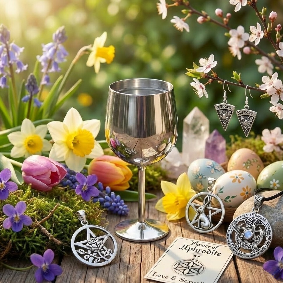 The Great Awakening: An Ostara Spiritual Supply Collection; As the earth awakens and the veil of winter lifts, we honor the divine balance of light and shadow during the Spring Equinox. This Ostara is a season of profound rebirth and vibrant manifestation, marking a transition from stillness to the quickening pulse of nature. Whether you are a solitary practitioner or part of a Coven, or your path is rooted in the rich traditions of Voodoo, Hoodoo, or Conjure, our Apothecary offers Ethically Sourced, Organic, and Handcrafted spiritual tools designed to elevate your Altar with Bespoke essentials. From vibrant ritual spell candles and artisanal candles that symbolize the returning warmth to Sourced Botanicals like high-vibration Lavender, every item is chosen for its Esoteric potency. You can prepare your sacred space with the cleansing scent of Incense or use a Selenite Wand to direct blooming energy, ensuring your hearth is aligned for the season ahead. Our collection features a variety of Metaphysical treasures and Pagan accoutrements, including traditional Tools: Professional-grade Cast Iron Cauldrons, forged Athames, and Pendulums. We also provide sacred record items such as Premium Grimoires and journals to document your Wiccan, Pagan, and Witchcraft journey, alongside Earth Magic Crystals and Botanicals to ground your Ritual work. Shop our store for the finest Occult, Newage, Voodoo, Hoodoo, Conjure, and Witchy supplies and experience the season of renewal today.