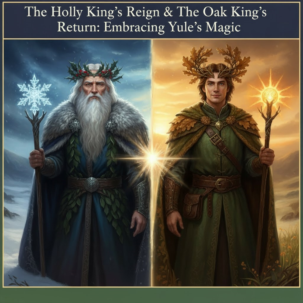 Explore the deeper meaning behind Yule with our latest blog post, "The Holly King's Reign & The Oak King's Return: Embracing Yule's Magic." Learn how this powerful pagan myth connects to the Wiccan and witchcraft traditions of the Winter Solstice. Find inspiration on how to use your favorite witch supplies and wiccan supplies to honor the light and the dark. Discover everything you need for your celebration at our witch shop and pagan store, then dive into the magic on our blog.