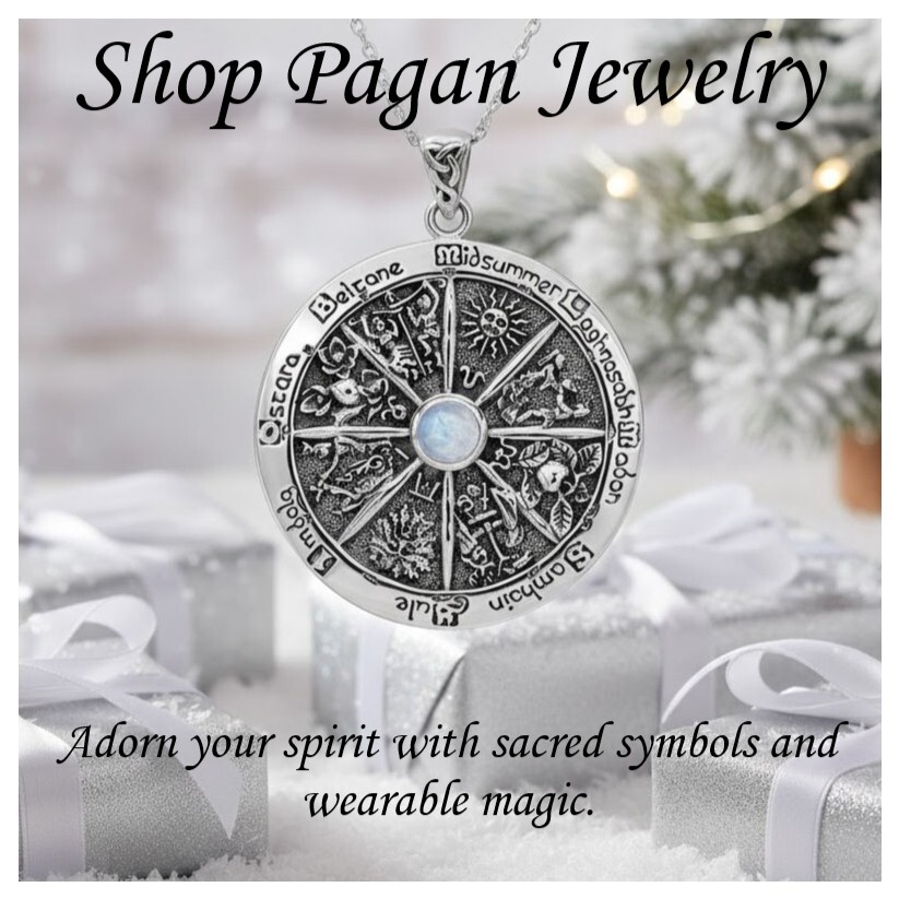Discover deeply meaningful pagan jewelry and Wiccan adornments designed to empower your spiritual path. Our curated collection is a treasure trove of authentic, handcrafted pieces from a community of trusted artisans, separating us from mass-market marketplaces. We specialize in the sacred symbols and meanings that define your practice. Explore our extensive collections of: Norse & Viking Jewelry: Embody ancient strength with authentic Mjolnir (Thor's Hammer) pendants, Valknut rings, and Viking arm rings. Celtic & Druid Jewelry: Connect to your heritage with intricate Celtic knotwork, Triquetra (Trinity Knot) necklaces, and sacred Tree of Life pendants. Wiccan & Witchy Jewelry: Find powerful ritual tools and adornments, from classic pentagram and pentacle necklaces to Triple Moon Goddess rings and modern, subtle witchy jewelry. Ancient & Egyptian Jewelry: Discover the magic of Kemetic symbols, including Ankh necklaces for eternal life and protective Eye of Horus rings. Metaphysical & Gemstone Crystal Jewelry: Enhance your practice with vibrant gemstones, from healing amethyst to protective moonstone, set in sterling silver, copper and bronze. Whether you are a dedicated practitioner or a spiritual seeker, each piece is meticulously crafted to serve as a powerful expression of faith. Find more than an accessory—find a connection to ancient traditions and the magic within you.