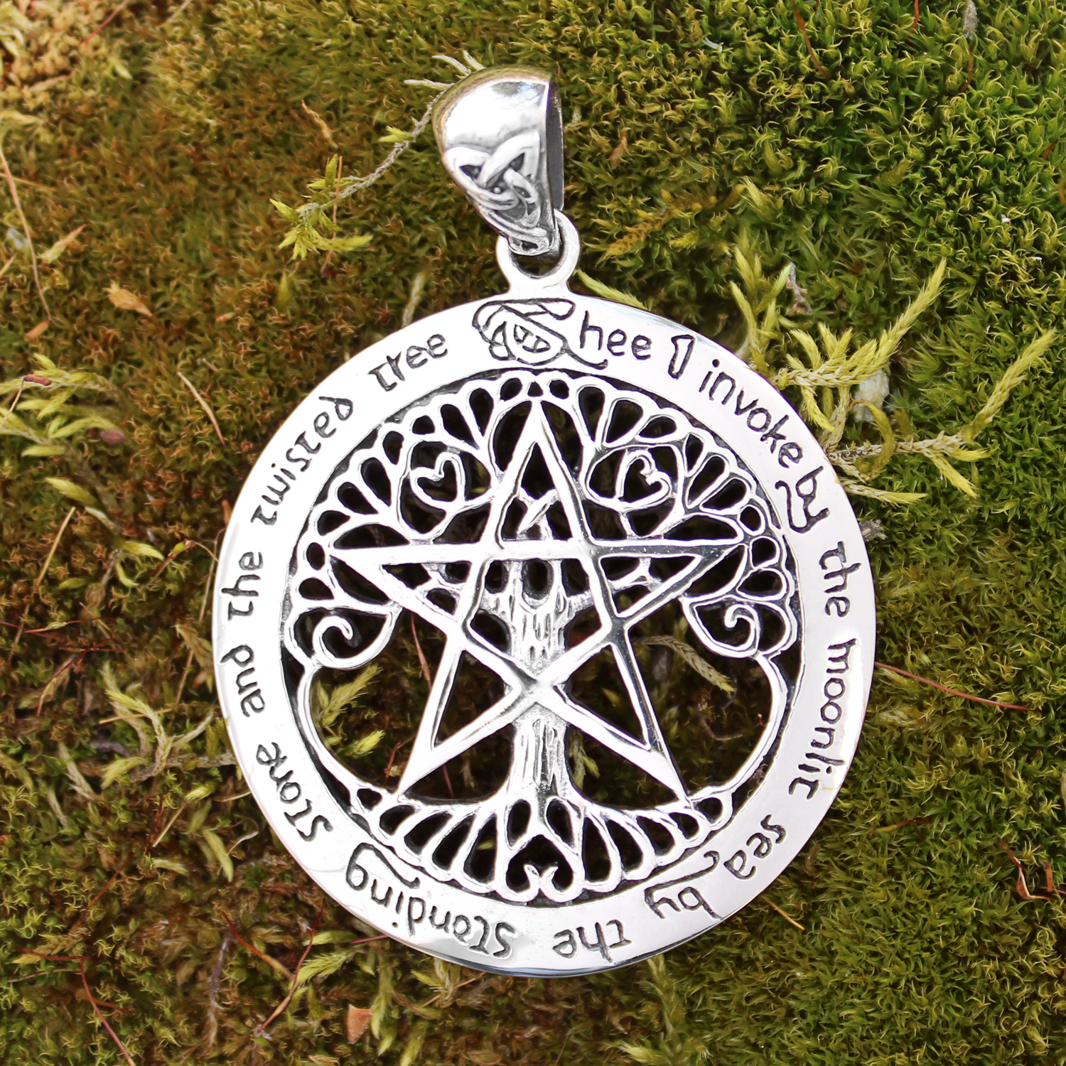 Shop authentic Sterling Silver Pagan Jewelry In our metaphysical online store – symbolic, handcrafted treasures with genuine gemstones. Explore unique Wiccan, Norse, Celtic knot & Druid designs: pentacle necklaces, triple moon rings, and pentagram earrings to express your magic & spiritual path. Shop our premier collection online now; then find witchy gifts, wicca supplies, and occult items throughout our trusted witch online store.
