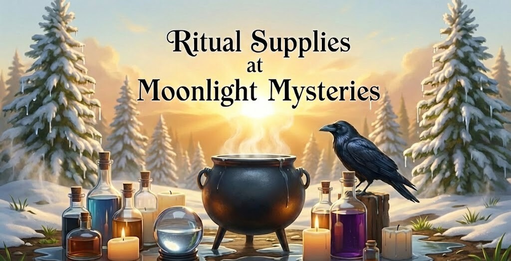 Enhance Your Practice with Authentic Wiccan Supplies! Shop our ritual supplies trusted by Wiccans, witches, and Pagan practitioners worldwide! We offer a handcrafted selection of premium herbs, spell candles, crystals, incense resin, smudging supplies, witches' salts, spell kits, talismans, and witchy charms. Explore our collection of tarot decks, occult items, divination tools, and witchy gems designed to enchant your craft. Discover our bespoke candle and magickal herb collections, where you choose your own collection. Alongside our handcrafted ritual oils and high-quality wiccan supplies. Whether you are looking for professional-grade witchcraft tools or everyday essentials, our wiccan supplies provide the quality and intention your rituals deserve. Handcrafted. Bespoken. Trusted. Bring the magick home today! 