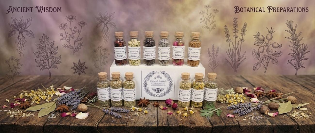 Enhance Your Practice with Authentic Wiccan Supplies! Shop our ritual supplies trusted by Wiccans, witches, and Pagan practitioners worldwide! We offer a handcrafted selection of premium herbs, spell candles, crystals, incense resin, smudging supplies, witches' salts, spell kits, talismans, and witchy charms. Explore our collection of tarot decks, occult items, divination tools, and witchy gems designed to enchant your craft. Discover our bespoke candle and magickal herb collections, where you choose your own collection. Alongside our handcrafted ritual oils and high-quality wiccan supplies. Whether you are looking for professional-grade witchcraft tools or everyday essentials, our wiccan supplies provide the quality and intention your rituals deserve. Handcrafted. Bespoken. Trusted. Bring the magick home today! 