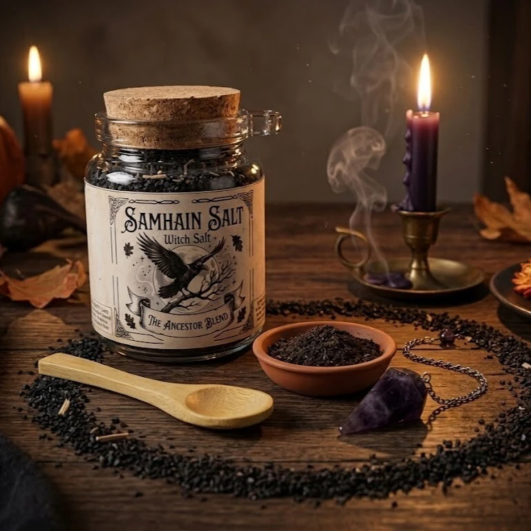 Samhain Supplies 2026 — Metaphysical, Occult & Witchcraft Tools for the Season of the Thinning Veil: Your craft is uniquely yours, rooted deeply in the ancestral energy of the shadows, spirits, and the changing seasons. As a dedicated practitioner, you cast circles, tend to ancestor altars, and work intimately with the magic of the dark half of the year. At Moonlight Mysteries, your trusted witch store, wiccan shop, and pagan shop, we provide Samhain supplies that truly honor your connection to the spirit realm. Every item is carefully curated for the seasonal practitioner, the occult collector, the new age seeker, and the seasoned witch looking for tools with genuine meaning. Whether you resonate deeply as a traditional witch, a shadow worker, a solitary practitioner, or simply someone drawn to ancient mysteries, our witchcraft supplies, wiccan supplies, and pagan supplies are here to elevate your practice beyond the ordinary. Explore our harvest and ancestor collections designed to support and inspire your October rituals. We offer hand-packed apothecary herb sets, cast iron cauldrons, ritual candles, and signature stick incense to help you manifest your intentions. As you build your sacred space, you will find beautiful altar tools, metaphysical decor, crystals, gemstones, and occult jewelry—each selected for its craftsmanship, energetic integrity, and powerful symbolism, honoring sacred shapes like the triquetra and triskelion. From esoteric spirit talismans and natural ceremonial magick items curated for the occult scholar, to dark organic resins and handcrafted supplies perfect for the hedge witch or divination practitioner, there is something here to ground and nourish every path. We know your personal, ancestral practice deserves tools that resonate with your spirit, not generic mass-produced items. Because we are a dedicated witch store, wiccan store, pagan store, and metaphysical shop, every item you discover at Moonlight Mysteries is selected with your authentic practice in mind. Whether you are searching for scrying tools as a spiritually curious beginner or serious occult supplies as an adept practitioner, we have the witchcraft supplies, wiccan supplies, and pagan supplies to make your connection to the spirit realm genuinely sacred.