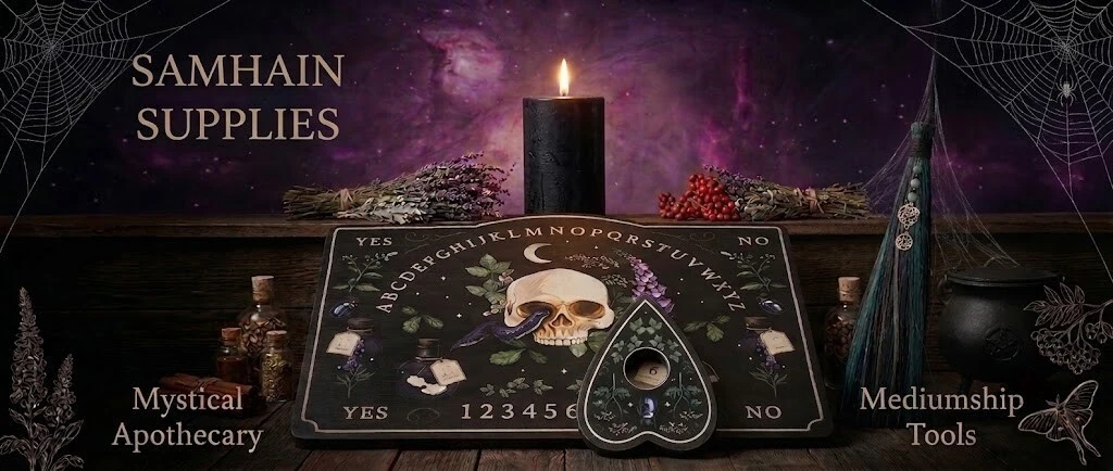 Shop the Witches Market and experience the best online witch store and Wiccan shop for serious practitioners. Elevate your spiritual craft with something truly magical as you explore our collection of Exotica, Naturalia, Artificialia, and Scientifica. We curate authentic ritual tools, handcrafted conjure supplies, and premium Wiccan supplies specifically for the practitioner who takes their path seriously. As a dedicated witch shop, Wiccan store, and Pagan supply store, every item in our witchcraft shop—from our cabinet of curiosities to our functional tools—is selected for its craftsmanship, energetic integrity, and metaphysical alignment. Build your sacred space from our carefully stocked apothecary, featuring handmade herbal spell mixes, rare botanicals, and premium herbs. We proudly offer esoteric talismans and ethically sourced witch supplies drawn from centuries of living tradition. Whether your practice focuses on deep manifestation, drawing abundance, seeking healing, cleansing, or establishing protection, we have the precise tools you need. Prepare for your Esbats and Sabbats with our full range of Wiccan ritual tools. Discover fragrant incense, premium candles, and magick supplies, alongside handmade anointing oils crafted to bring potency and precision to your spells and spellwork. To shift your environment, cleanse and reset with traditional smudge blends, ethically sourced white sage, and high-vibration gemstone crystals. Dive deep into the intuitive arts of divination and Mediumship with our curated selection of Tarot decks and pendulums, or explore the macabre and spirit boards with planchette to connect beyond the veil. Anchor your sacred altar with intricate Celtic jewelry, altar statuary, and unique witchy wall decor, then record your journey and insights within a beautifully bound grimoire. From exclusive spell bottle witchcraft kits and hoodoo supplies to traditional herbalism blends and occult artifacts, we provide witchcraft supplies for every level of practice. We proudly serve a diverse global community, embracing practitioners of Wicca, Paganism, Hoodoo, Voodoo, Traditional Witchcraft, Green Witchcraft, Hedge Witchcraft, Kitchen Witchcraft, Druidry, Heathenry, Shamanism, Stregheria, Ceremonial Magick, Hermeticism, Thelema, Gnosticism, Alchemy, and beyond. Browse our collections and discover why Pagan practitioners worldwide trust Moonlight Mysteries for their magical essentials. Enjoy fast and free shipping on all orders, because your craft deserves the best.