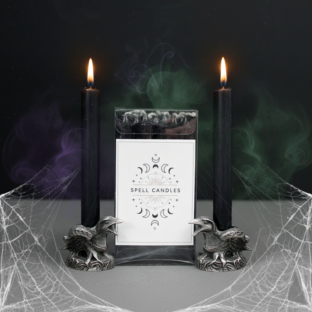 Spellbound Essentials for Your Craft. Discover the finest magickal items, spell candles, ritual supplies, and powerful tools at our online witch shop. Immerse yourself in a world of Witchy Vibes with our curated collection of esoteric and occult items, including unique amulets, powerful talismans, spell ingredients, and essential magical supplies. We offer everything you need to deepen your practice, from Tarot cards for beginners to vibrant healing crystals and pendulums for intention setting and manifestation. You'll also find potent herbs for spellcasting, cleansing sage wands, and our carefully assembled spell kits and sets. Explore our selection of spell candles in every color, including black ritual candles, each ready for your spellwork. Whether you're a beginner or an experienced practitioner, our collection supports every stage of your journey, including the deep, transformative practice of Shadow Work. Find all your Paganism and Spiritualism essentials in one place, perfect for anyone cultivating a personal Witchcore style.