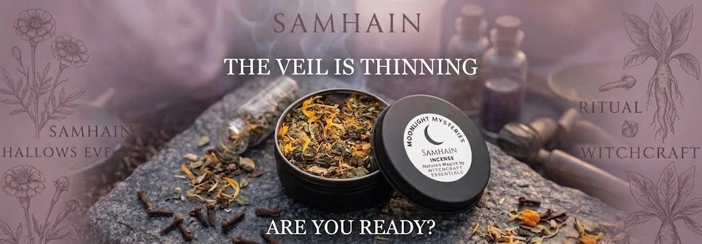 Shop witchcraft supplies & Samhain Supplies at the Witches Market and experience the best online witch store and Wiccan shop for serious practitioners. Elevate your spiritual craft with something truly magical as you explore our collection of Exotica, Naturalia, Artificialia, and Scientifica. We curate authentic ritual tools, handcrafted conjure supplies, and premium Wiccan supplies specifically for the practitioner who takes their path seriously. As a dedicated witch shop, Wiccan store, and Pagan supply store, every item in our witchcraft shop—from our cabinet of curiosities to our functional tools—is selected for its craftsmanship, energetic integrity, and metaphysical alignment. Build your sacred space from our carefully stocked apothecary, featuring handmade herbal spell mixes, rare botanicals, and premium herbs. We proudly offer esoteric talismans and ethically sourced witch supplies drawn from centuries of living tradition. Whether your practice focuses on deep manifestation, drawing abundance, seeking healing, cleansing, or establishing protection, we have the precise tools you need. Prepare for your Esbats and Sabbats with our full range of Wiccan ritual tools. Discover fragrant incense, premium candles, and magick supplies, alongside handmade anointing oils crafted to bring potency and precision to your spells and spellwork. To shift your environment, cleanse and reset with traditional smudge blends, ethically sourced white sage, and high-vibration gemstone crystals. Dive deep into the intuitive arts of divination and Mediumship with our curated selection of Tarot decks and pendulums, or explore the macabre and spirit boards with planchette to connect beyond the veil. Anchor your sacred altar with intricate Celtic jewelry, altar statuary, and unique witchy wall decor, then record your journey and insights within a beautifully bound grimoire. From exclusive spell bottle witchcraft kits and hoodoo supplies to traditional herbalism blends and occult artifacts, we provide witchcraft supplies for every level of practice. We proudly serve a diverse global community, embracing practitioners of Wicca, Paganism, Hoodoo, Voodoo, Traditional Witchcraft, Green Witchcraft, Hedge Witchcraft, Kitchen Witchcraft, Druidry, Heathenry, Shamanism, Stregheria, Ceremonial Magick, Hermeticism, Thelema, Gnosticism, Alchemy, and beyond. Browse our collections and discover why Pagan practitioners worldwide trust Moonlight Mysteries for their magical essentials. Enjoy fast and free shipping on all orders, because your craft deserves the best.